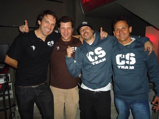 CS Team 15 anos na neve, desde 95, Ascanio, Lalau, Veiga e Formiga.Cadê o Paulo Lima e o Vavá?