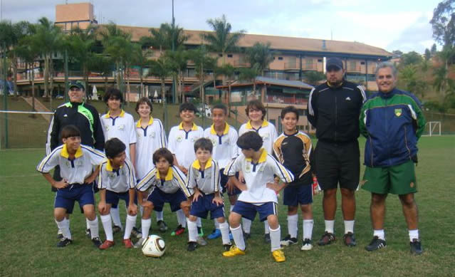 Tiago no time de campo do Oscar Inn do Prof.Roberto